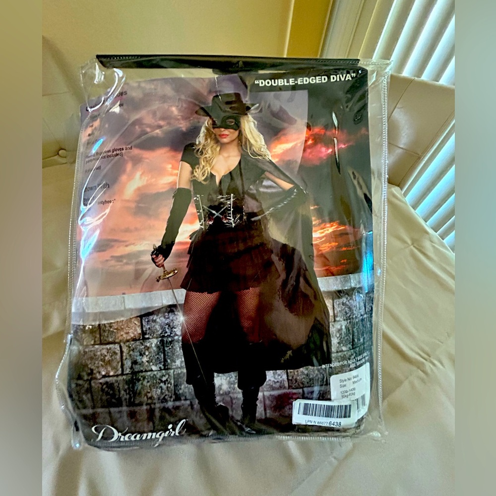 Dreamgirl Zorro - Elegant Warrior Costume Halloween